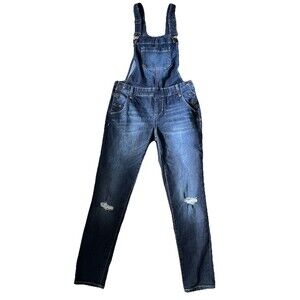 Girls So (Kohl’s) Denim Distressed Overalls Size 12